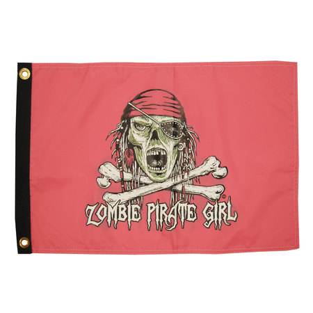 TAYLOR MADE Taylor Made 1611 Novelty Flag - Zombie Pirate Girl 1611